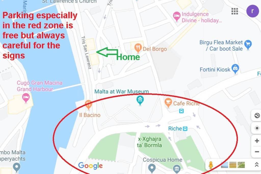 Vittoriosa' Seafront 2 Bed Highly Furnished Apartment 外观 照片